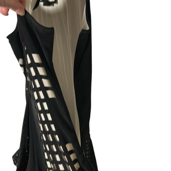 Diesel Runway dress ,S, polka dots,cut outs,mesh, mine is lined ,event EC,Italy - Picture 12 of 16